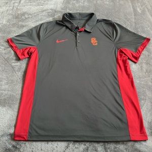 Nike Dri-Fit USC Trojans Short Sleeve Shirt, Men's Size XL
